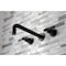 Kingston Brass Roman Tub Faucet, Oil Rubbed Bronze, Wall Mount KS8025ML - alternate 3
